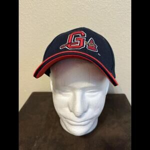 NEW! Gwinnett Braves MILB Hat "MelonWear"  Brand Blue/Red Hook & Loop Adjustable